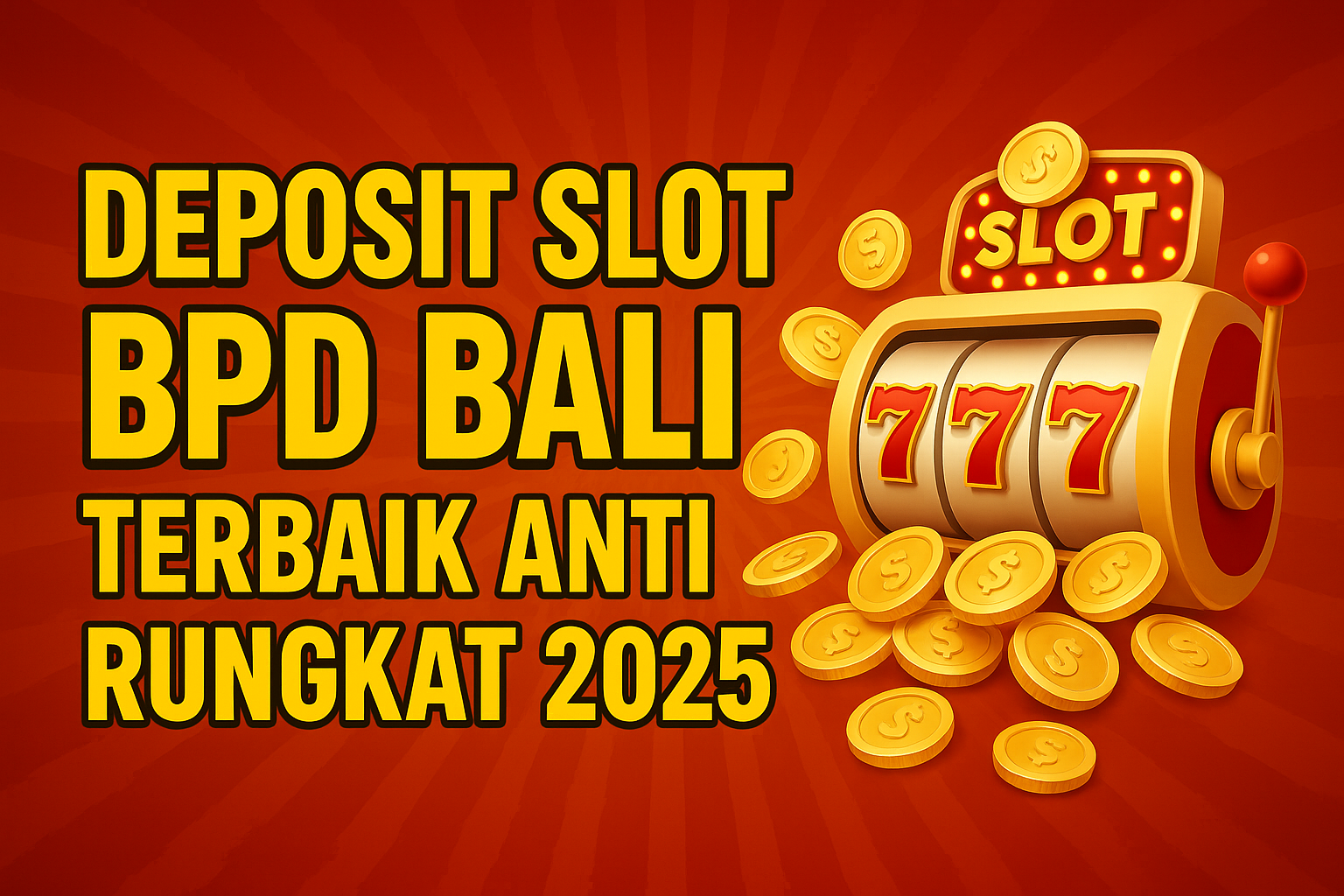 DEPOSIT SLOT BPD Bali TERBAIK ANTI RUNGKAT 2025: Panduan dan Tips Menang